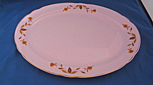 Hall Autumn Leaf Large Oval Platter