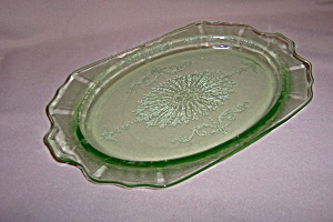 Green Princess Oval Platter