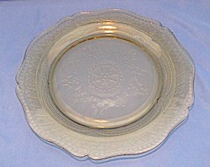 Amber Patrician Depression Dinner Plate