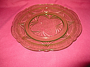 Green Royal Lace Dinner Plate