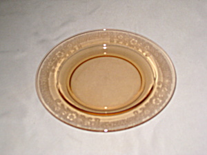 Amber Fostoria Vesper Bread Plate