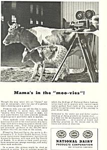 National Dairy Products Movie Ad Ad0345