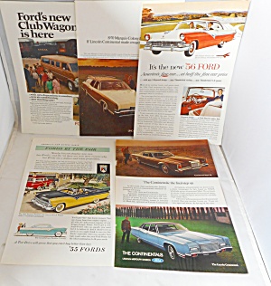 A Nostalgic Automobile Ad Lot Ford Mercury Continental Aytop003