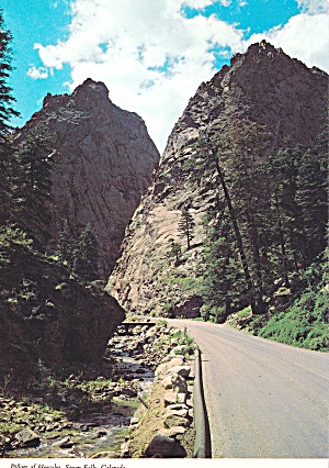 South Cheyenne Canan Colorado Pillars Of Hercules Postcard Cs12820