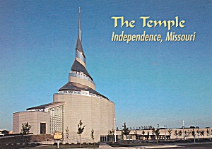 Independence Missouri The Lds Temple Postcard Cs12901