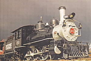 Rio Grande Southern No 20 Steam Locomotive Postcard Cs13398