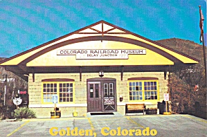 Golden Colorado Colorado Railroad Museum Delay Junction Postcard Cs13401
