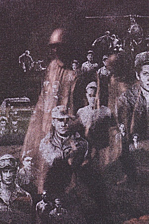 Washington Dc Korean War Memorial Group Of Soldiers Postcard Cs1341