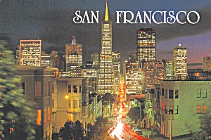 San Francisco Ca Montgomery Street Postcard Cs14030