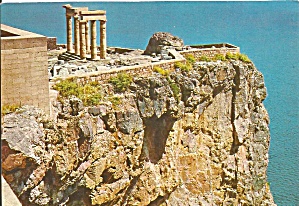 Rhodes Acropolis Of Lindos Greece Cs8954
