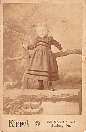 Vintage Photograph Of A Young Girl