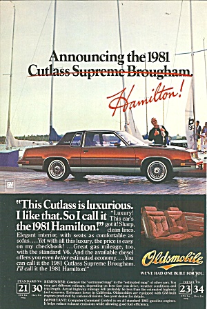 1981 Oldsmobile Cutlass Supreme 2 Door Hardtop Olds037