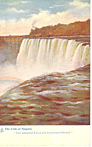 Niagara Falls Ny Tuck Postcard P17497