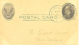 Ux18 1 Cent Mckinley In Oval Postal Card