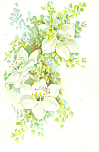 Raphael Tuck Floral Designs Postcard P18852