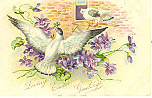 Loving Easter Greetings Raphael Tuck Postcard P19484