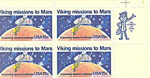 #1759, 15 Cent Viking Misson To Mars Zip Code Block