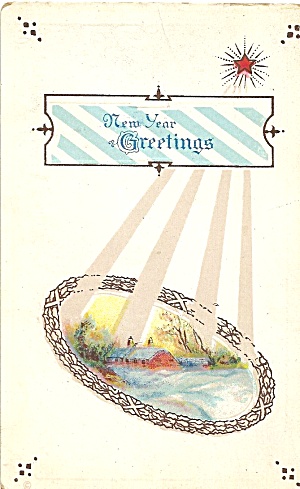 Old New Years Postcard P31801
