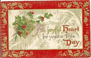 Christmas Divided Back Card Printed In Germany P33686