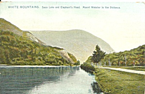 White Mts Nh Saco Lake Raphael Tuck Postcard P36615