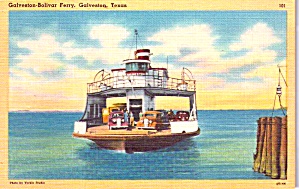 Galveston Tx Galveston Bolivar Tx Ferry P38590