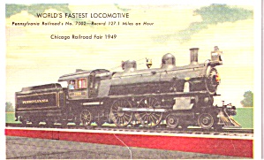 Pennsylvania Railroad No 7002 Record Speed 1949 P39296
