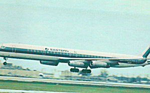 Eastern Airlines Dc-8 Landing At Miami International Airport P40529