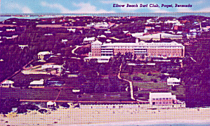 Paget Bermuda Elbow Beach Surf Club Postcard P40731