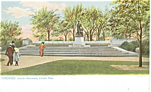 Chicago Il Lincoln Monument Tuck S Postcard P5382
