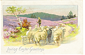 Loving Easter Greetings Postcard P7568 Rapheal Tuck
