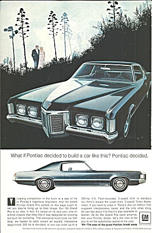 1969 Pontiac Grand Prix 2 Door Hardtop Pont032