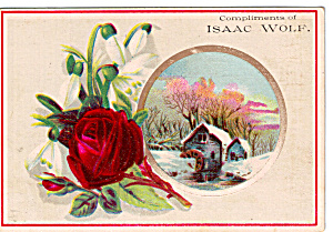 Isaac Wolf Colthier Trade Card Tc0145