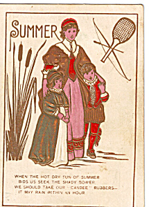 Rubber Boots And Shoes John M Early Trade Card Tc0186