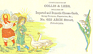 Collis And Lees Trade Card Tc0078