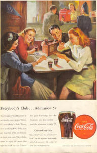 Coca Cola Ad X0196 Feb 1947