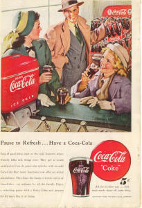 Coca Cola Ad X0203 Oct 1948