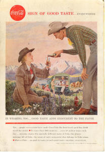 Coca Cola Ad X0226 Jun 1958 Wyoming