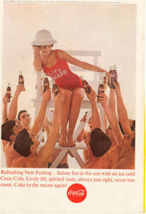 Coca Cola Ad X0236 July 1963