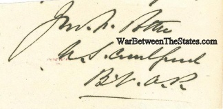 Autograph, John F. Potter