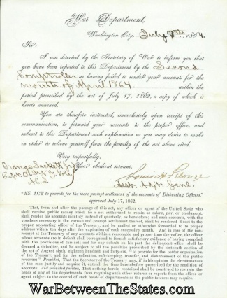 Autograph, General Louis Henry Pelouze