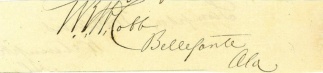 Autograph, William R.w. Cobb