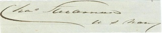 Autograph, Admiral Charles Steedman, U.s. Navy