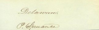 Autograph, Presley Spruance