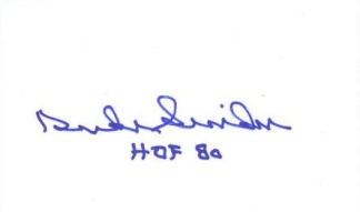 Autograph, Duke Snider, Mlb Hall Of Famer