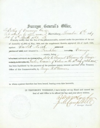 Autograph, General Robert A. Mccoy