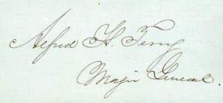Autograph, General Alfred H. Terry