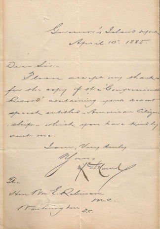Autograph, General Winfield S. Hancock