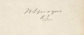 Autograph, Governor William Sprague Of Rhode Island