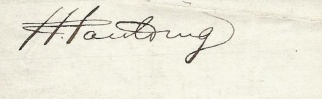 Autograph, Admiral Hiram Paulding, U.s. Navy