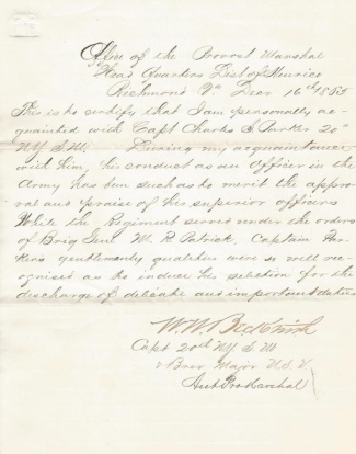 Autograph, General John W. Turner